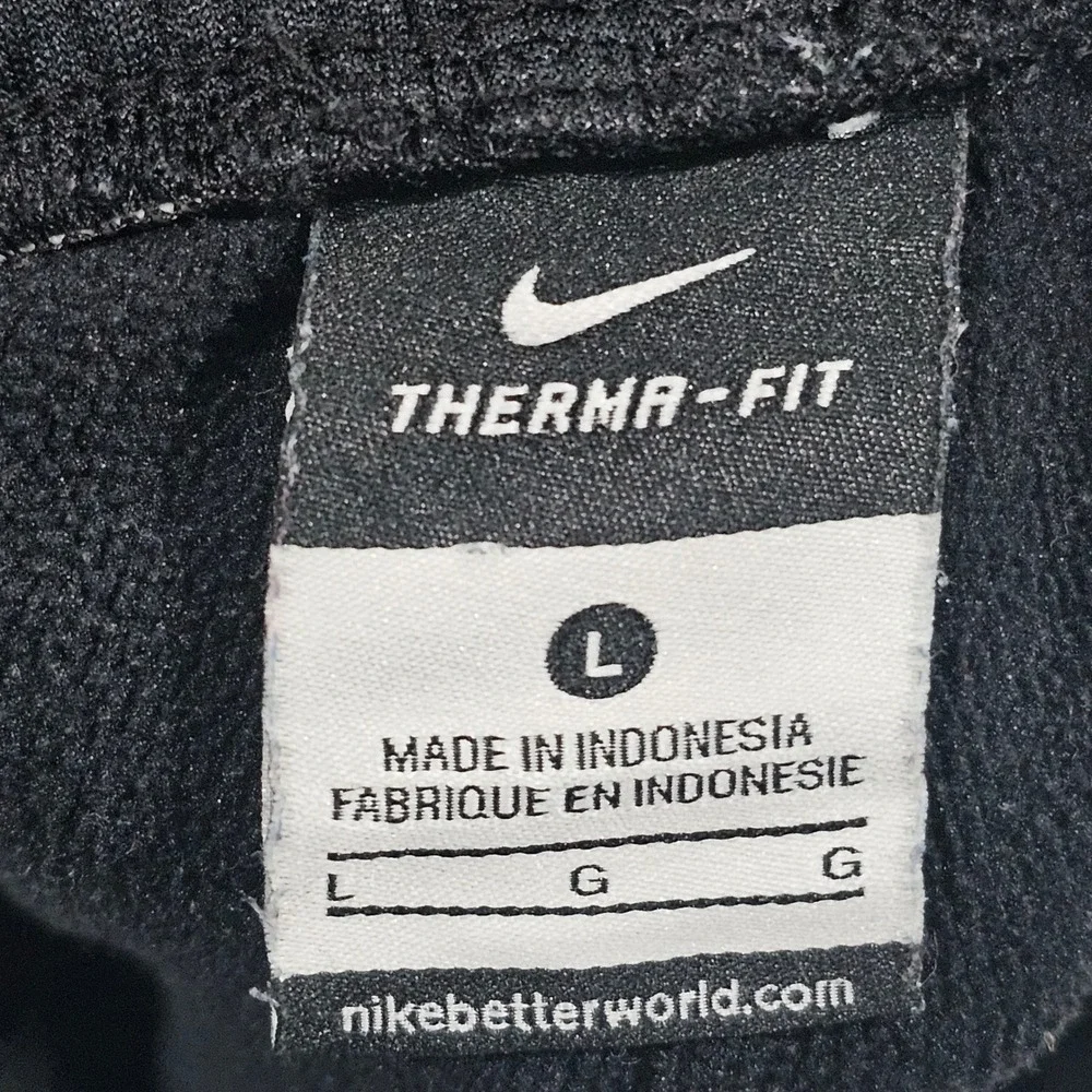 Nike Therma-FIT Kids L Black Ohio State Buckeyes Sweatpants Athletic Joggers